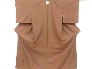 未使用品　手織り節紬一つ紋着物